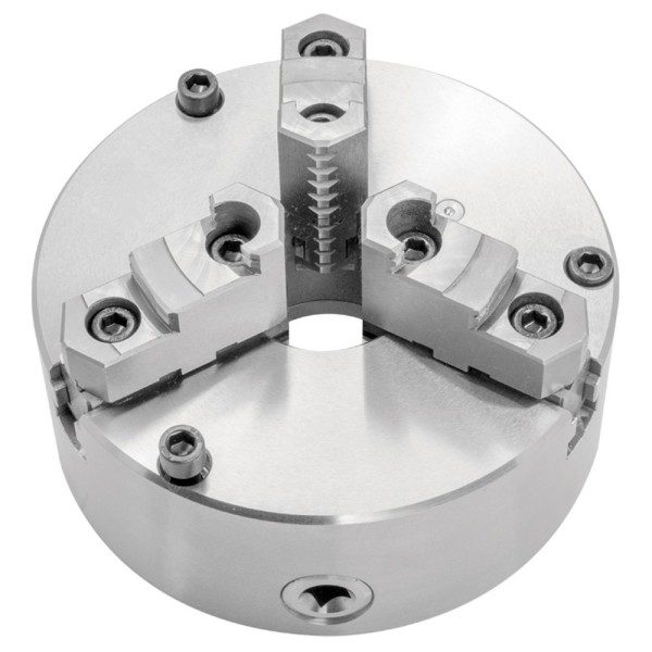 Encontraproduto.com.br - Placa Para Torno 3 Castanhas Reversíveis 200mm - F. Frontal - Corpo De Aço