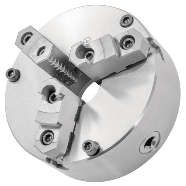 Encontraproduto.com.br - Placa Para Torno 3 Castanhas Reversíveis 200mm - F. Frontal - Corpo De Aço