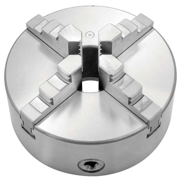 Encontraproduto.com.br - Placa Para Torno Universal 4 Castanhas - 160mm - F. Traseira