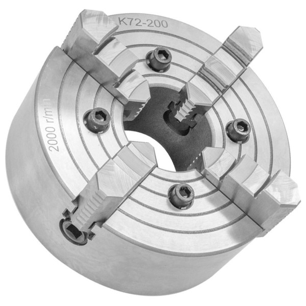 Encontraproduto.com.br - Placa Para Torno Independente 160mm - 4 Castanhas - F. Frontal