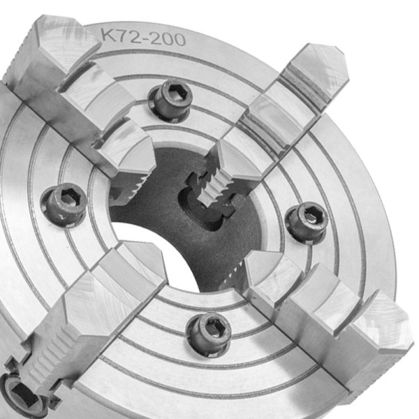 Encontraproduto.com.br - Placa Para Torno Independente 160mm - 4 Castanhas - F. Frontal