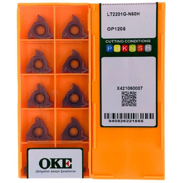 Encontraproduto.com.br - Inserto Pastilha Lt2201g-n60h Op1205 Interna - 10 Pcs - Oke