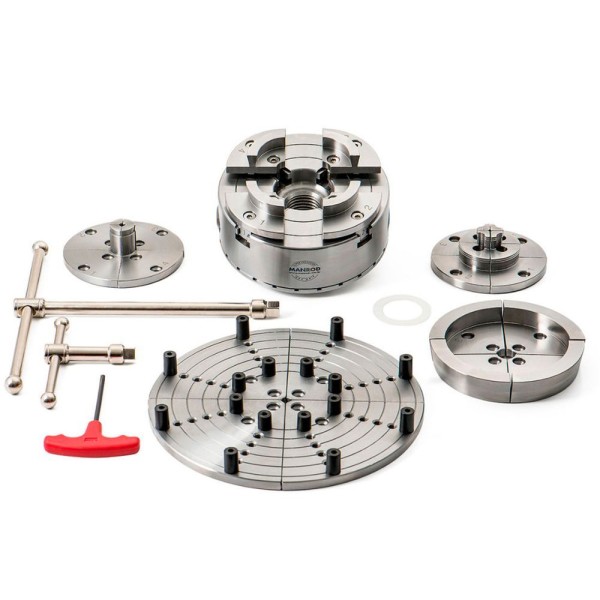 Encontraproduto.com.br - Jogo De Placa Universal ø 140 Mm C-5 Tipos De Mordentes P- Tornos Mr- 1643, Mr-1642 Velox