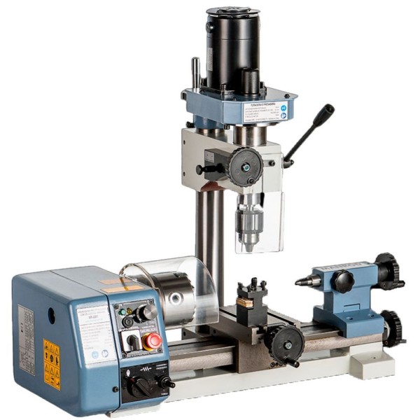 Encontraproduto.com.br - Máquina Multifuncional ( Torno, Furadeira E Fresadora, Capac. ø 140x250 Mm, ( 220v-mono)