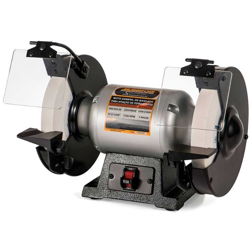 Encontraproduto.com.br - Moto Esmeril Com Baixa Rotação Para Afiação De Ferramentas, Rebolo Branco De ø 8