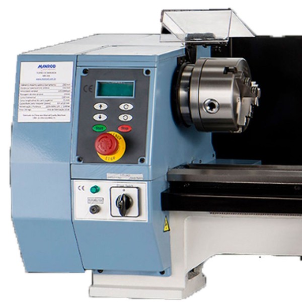 Encontraproduto.com.br - Torno De Bancada Profissional, ø 250 X 550mm, Com Velocidade Variável (220v-mono)