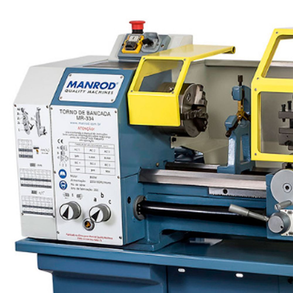 Encontraproduto.com.br - Torno Mecânico De Bancada Profissional, ø 280 X 700mm (220v-mono) C-bancada