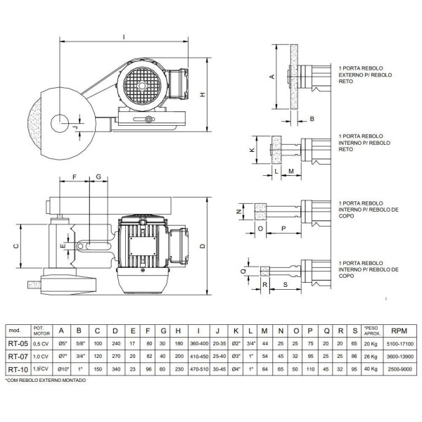 Encontraproduto.com.br - Retífica Para Torno Rt-10 Para Retificação Externa E Interna - Hidalgo