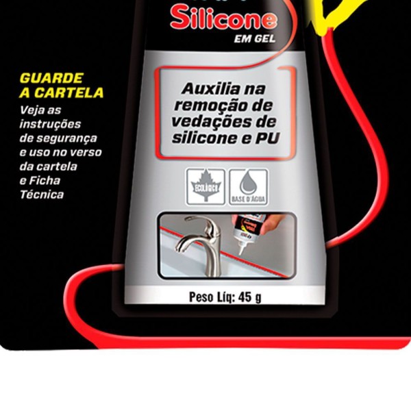 Encontraproduto.com.br - Tira Silicone à Base Dágua Bisnaga 45 G Quimatic Tapmatic