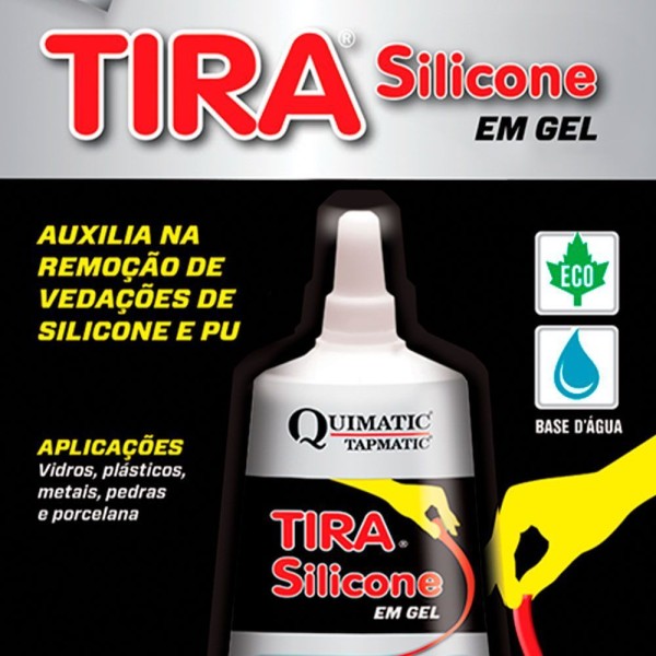 Encontraproduto.com.br - Tira Silicone à Base Dágua Bisnaga 45 G Quimatic Tapmatic