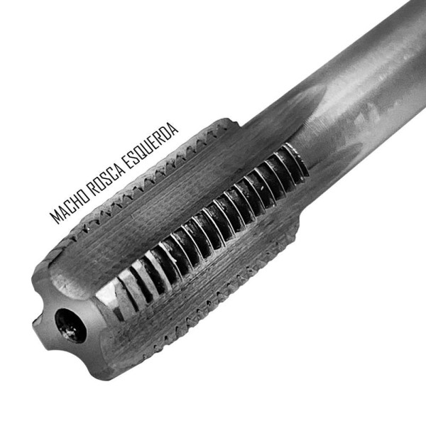 Encontraproduto.com.br - Jogo De Macho Aço Rápido - 5/8 X 12 Bsf - Jg 2 Peças - Rocast