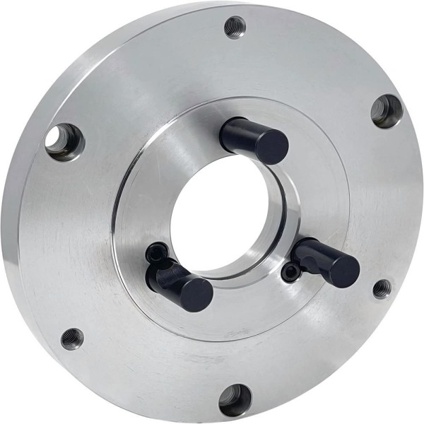 Encontraproduto.com.br - Placa P/ Torno Univ. 200mm + Flange Camlock P/ Torno Romi S20