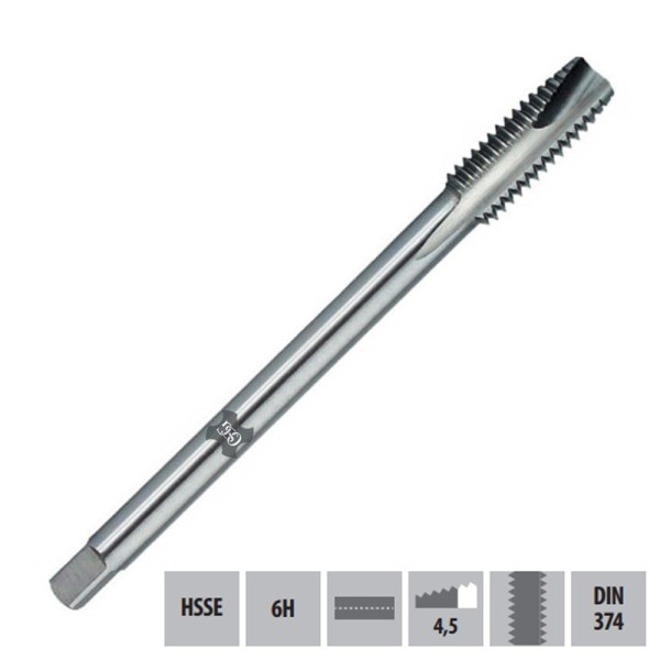 Macho Para Máquina Hsse M12,0 X 1,5 Pot 270/1 - Din 374 - Osg