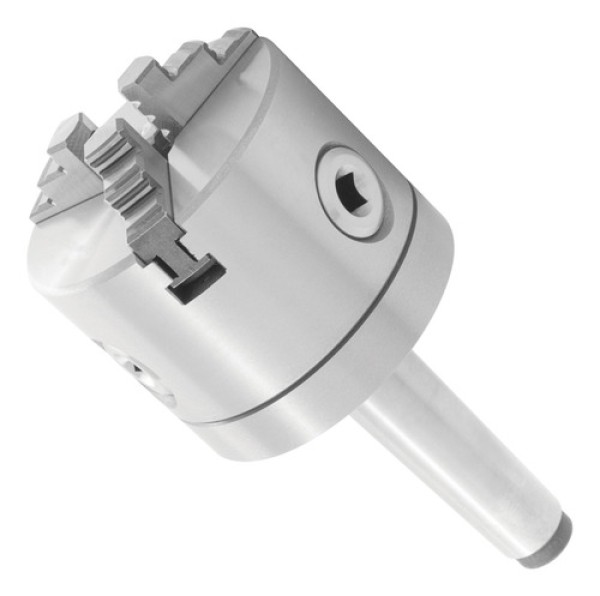 Encontraproduto.com.br - Placa Para Torno Com Haste Cm3 - 3 Castanhas Universal 100mm