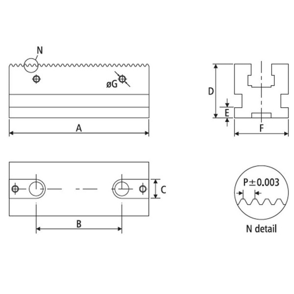 Encontraproduto.com.br - Morsa De Precisão Para Produção Em Módulo C - Modelo Hrv5013-c - Abertura 130mm