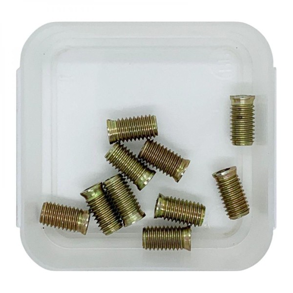 Encontraproduto.com.br - Rosca Postiça Bucha Roscada - M6x1,0 - M8x1,25 - 30 Pçs