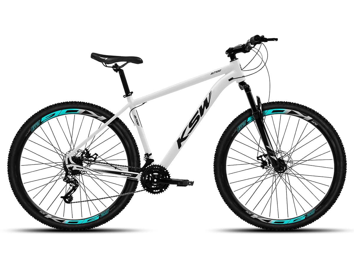Bicicleta MTB Aro 29 KSW XLT100 27 Marchas Freio a Disco