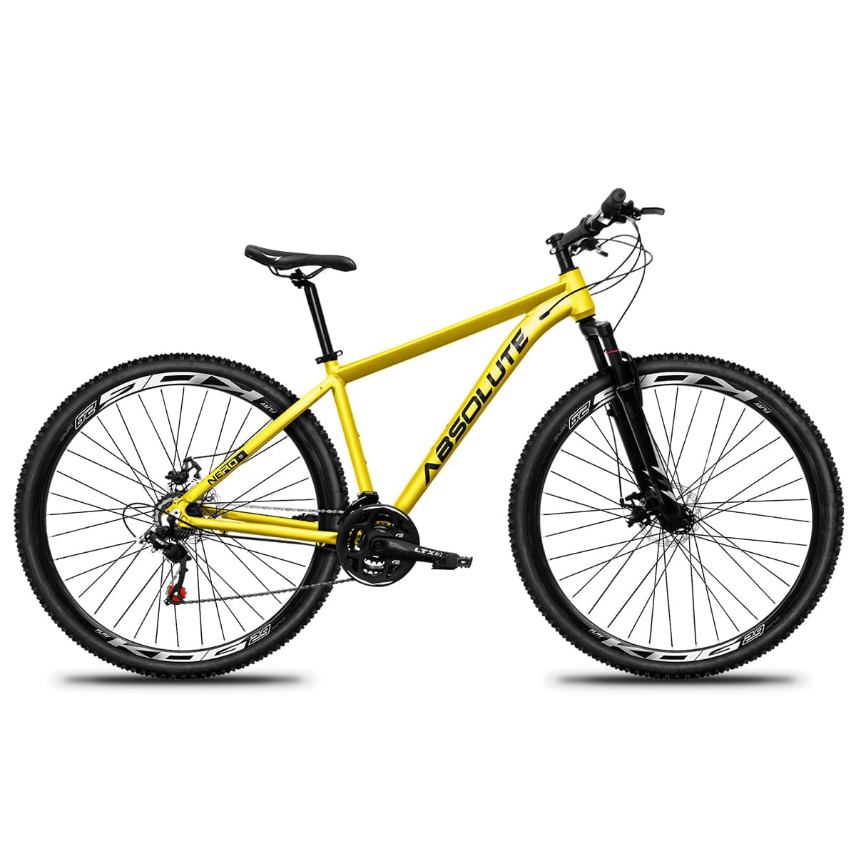 Bike Aro 29 Absolute Nero 5 27v Câmbios e Pedivela Shimano Freio Hidráulico Suspensão Trava