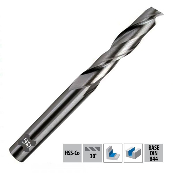 Fresa Topo Reto Hss-co - 6,0mm - 2 Cortes Edl - 801/2 Longa - Din 844 N - Osg