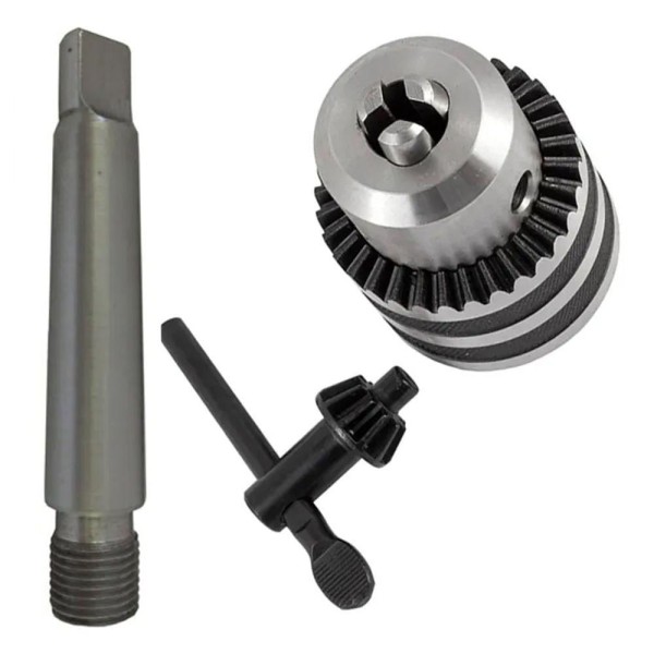 Encontraproduto.com.br - Kit Mini Torno Mandril 1/2 Rosca + Haste Cm2 C/ Rosca