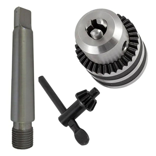 Encontraproduto.com.br - Kit Mini Torno Mandril 1/2 Rosca + Haste Cm2 C/ Rosca