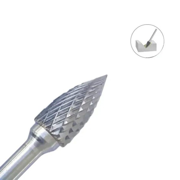 Encontraproduto.com.br - Lima Rotativa árvore Pontiaguda - Med. 10mm X Haste 6mm