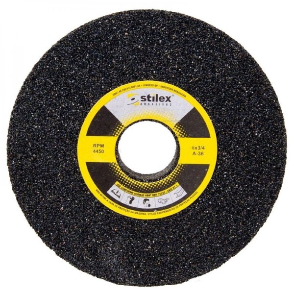 Encontraproduto.com.br - Rebolo De Ferro - Med. 10 X 1 X 1.1/4 - Grão 36