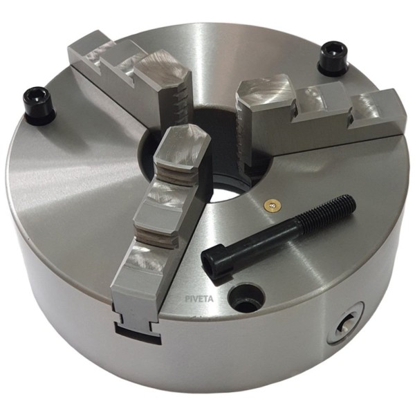Encontraproduto.com.br - Placa P/ Torno Universal Med. 250mm - 3 Castanhas F. Frontal
