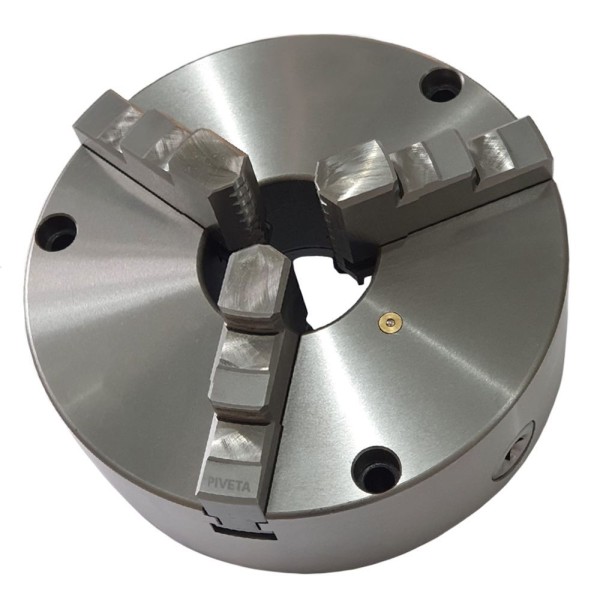 Encontraproduto.com.br - Placa P/ Torno Universal Med. 250mm - 3 Castanhas F. Frontal