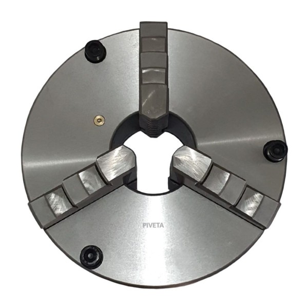 Encontraproduto.com.br - Placa P/ Torno Universal Med. 250mm - 3 Castanhas F. Frontal