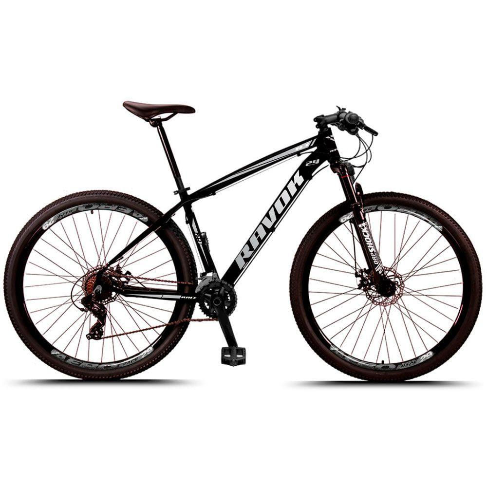 Bicicleta Aro 29 Freio A Disco Hidraúlico 27 Velocidades Alavanca Alúminio Cor:cinza;tamanho:21