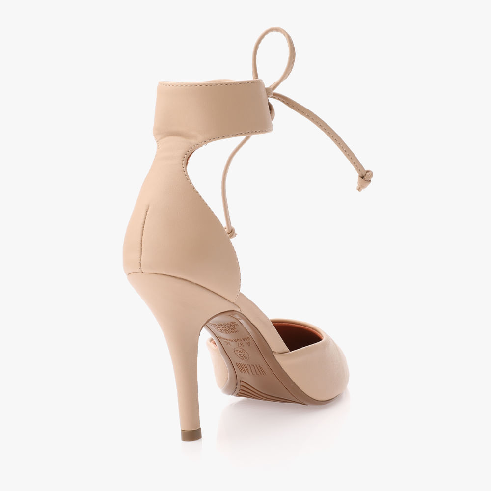 Encontraproduto.com.br - Sapato Scarpin Amarração Tornozelo Feminino