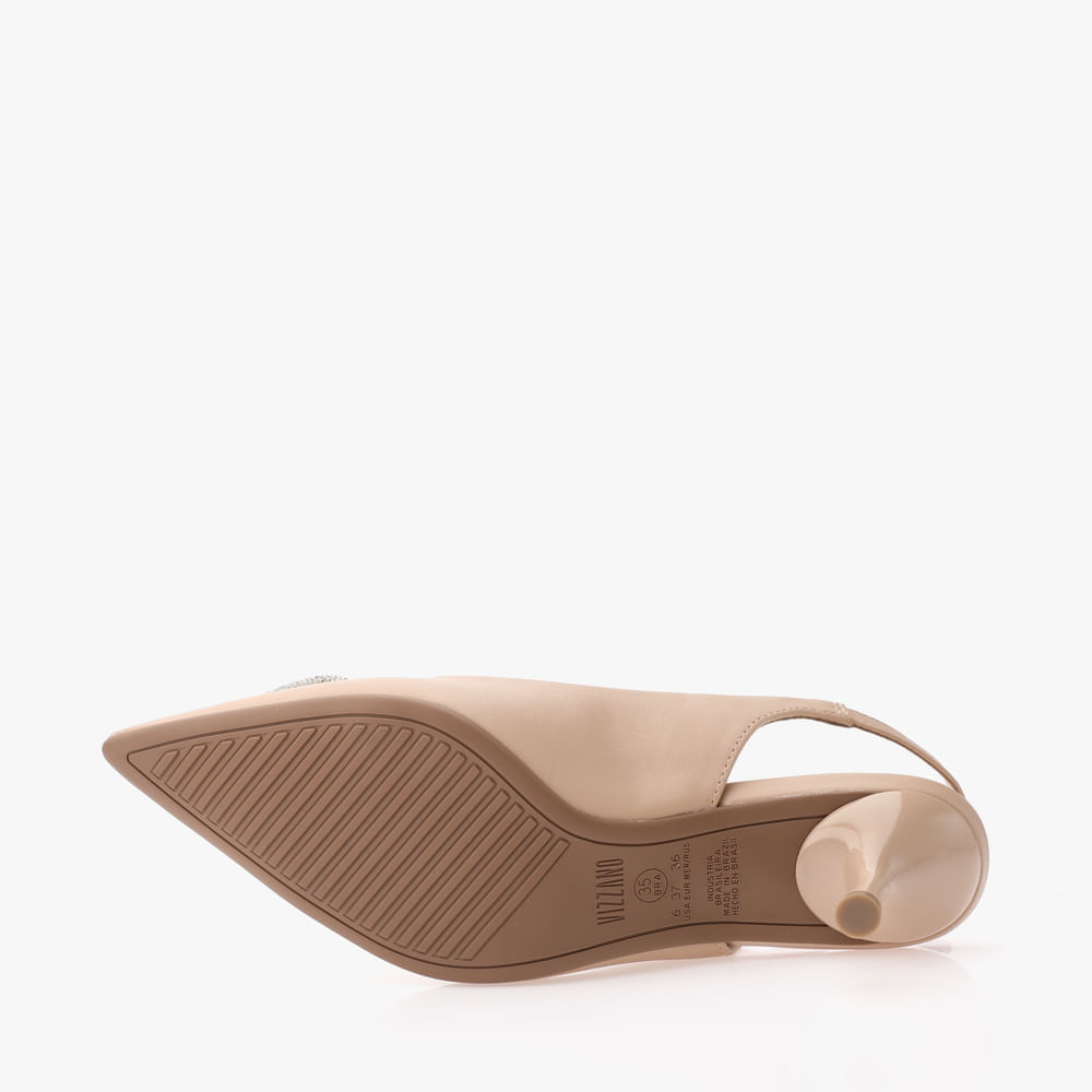 Encontraproduto.com.br - Scarpin Chanel Coração Bege