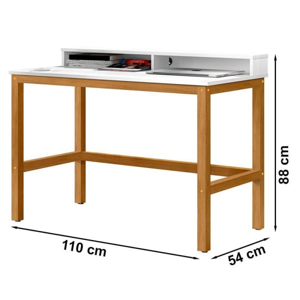 Encontraproduto.com.br - Kit 2 Mesas Para Computador 129X130 Tebar