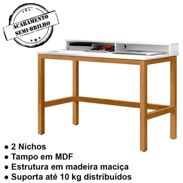 Encontraproduto.com.br - Kit 2 Mesas Para Computador 129X130 Tebar
