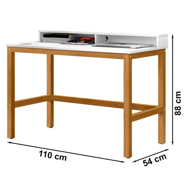 Encontraproduto.com.br - Kit 2 Mesas Para Computador 129X130 Tebar