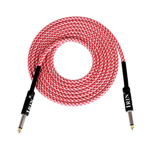 Encontraproduto.com.br - Cabo P/ Instrumentos Musicais Têxtil Irin 3 Metros Azul