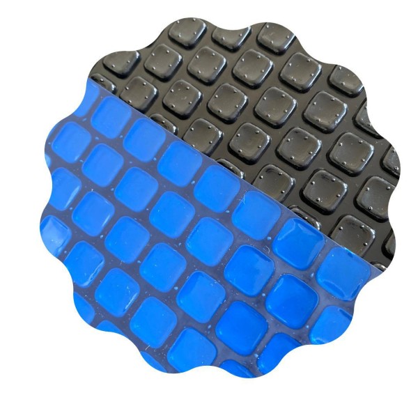 Capa Térmica Piscina 9,5X4 300 Micras Proteção Uv Black/Blue