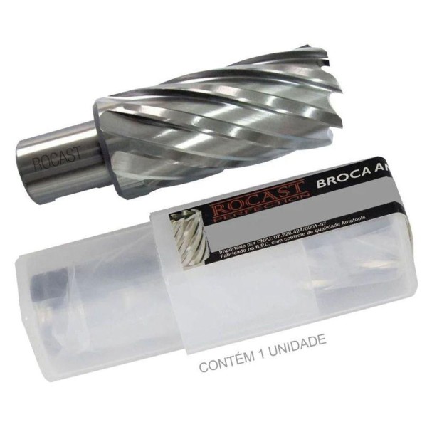 Encontraproduto.com.br - Broca Anular - 19,0 X 50,0mm - Aço Rápido - Ref. 88,0033 - Rocast