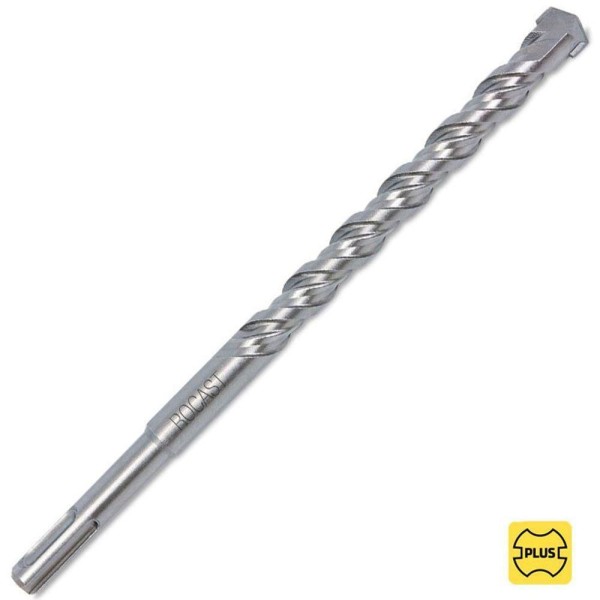 Encontraproduto.com.br - Broca Com Pastilha De Metal Duro E Encaixe Rápido Plus - 12,0 X 600mm - 19,0100- Rocast