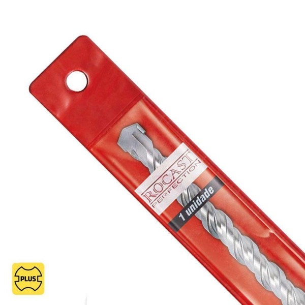 Encontraproduto.com.br - Broca Com Pastilha De Metal Duro E Encaixe Rápido Plus - 28,0 X 450mm - 19,0091- Rocast