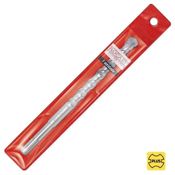 Broca Com Pastilha De Metal Duro E Encaixe Rápido Plus - 28,0 X 600mm - 19,0092- Rocast