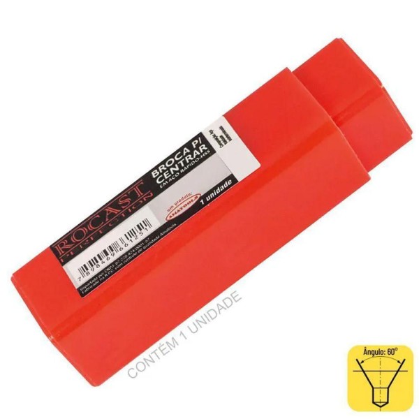Encontraproduto.com.br - Broca De Centrar - 1,0 X 3,15 Mm - Din 333 A - Ref. 09,0013 - Rocast