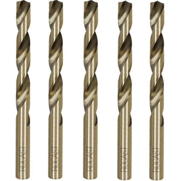 Encontraproduto.com.br - Broca Haste Paralela Com 8% Cobalto - 10,0mm - 5 Peças - 255,0019 - Rocast