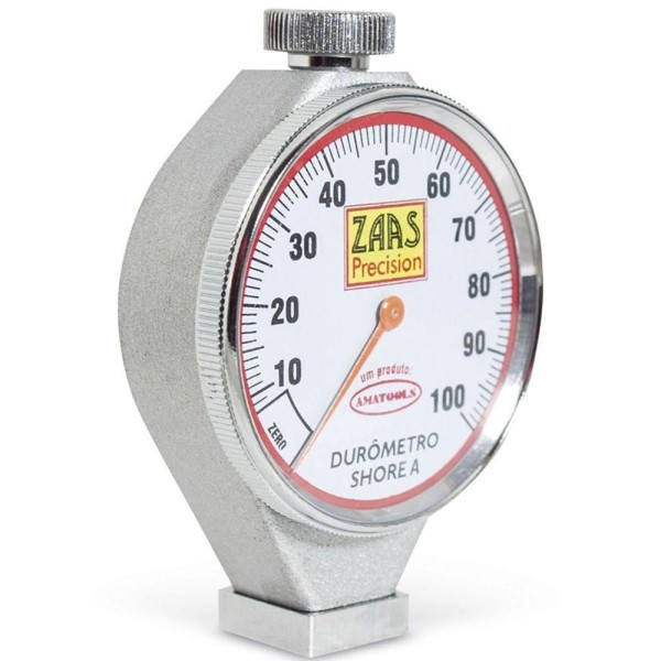Encontraproduto.com.br - Durômetro Analógico - Cap. 0-100 - Shore A - 66,0001 - Zaas