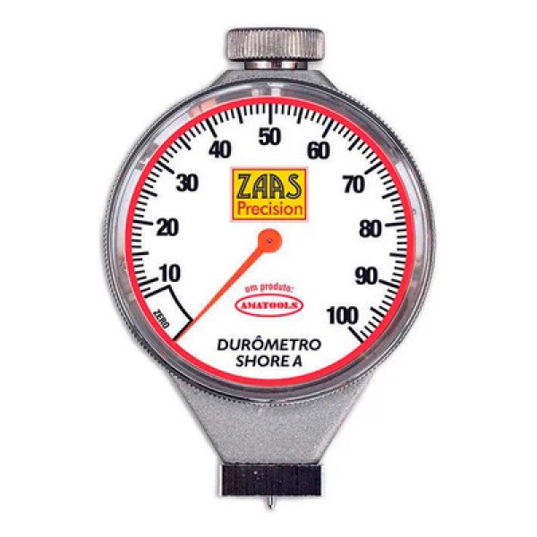 Encontraproduto.com.br - Durômetro Analógico - Cap. 0-100 - Shore A - 66,0001 - Zaas
