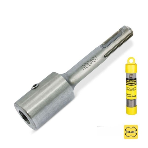 Encontraproduto.com.br - Haste Adaptadora Com Encaixe Plus Para Broca Haste Paralela - 6,0mm - Ref. 44,0006 - Rocast