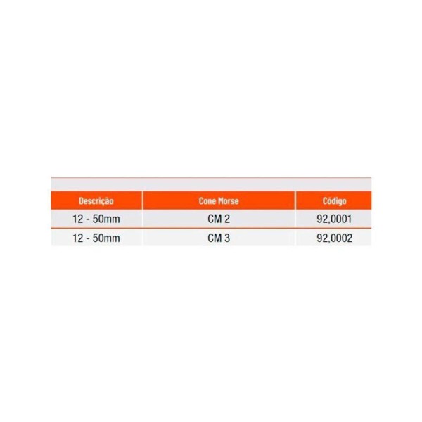 Encontraproduto.com.br - Adaptador Para Broca Anular- Cone Morse 2 - Ref. 92,0001 - Rocast