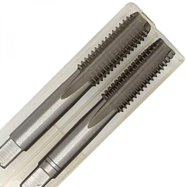 Encontraproduto.com.br - Jogo De Macho Manual Aço Liga - 1/4 X 28 Unf - Jogo 2 Peças