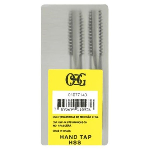 Encontraproduto.com.br - Jogo De Macho Manual Aço Rápido Hss 7-16